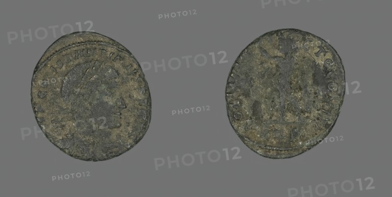 Coin Portraying Emperor Constantine I, 317 AD. Creator: Unknown.
