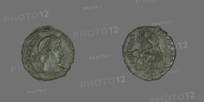 Coin Portaying Emperor Constantius II, 337-361. Creator: Unknown.