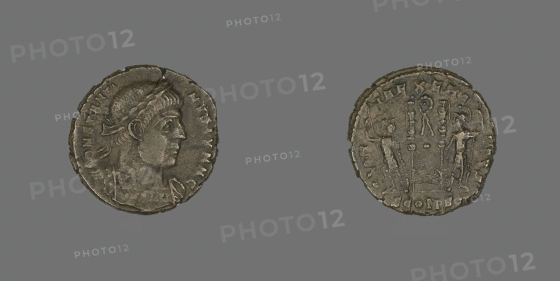 Coin Portraying Emperor Constantine II Caesar, 333-334. Creator: Unknown.