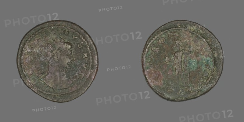 Antoninianus (Coin) Portraying Emperor Gallienus, 260-268. Creator: Unknown.