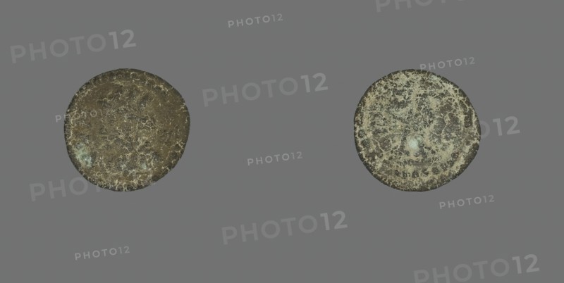 Coin Depicting the Goddess Tyche, about 253-268 CE. Creator: Unknown.