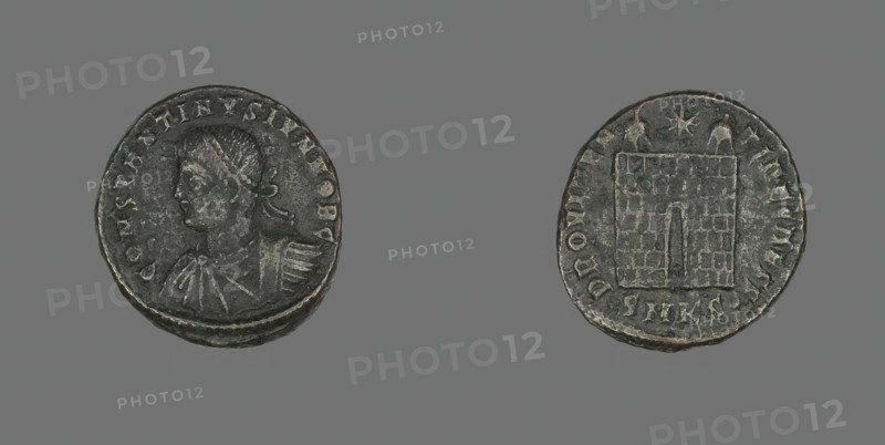 Coin Portraying Emperor Constantine I, 307-337 AD. Creator: Unknown.