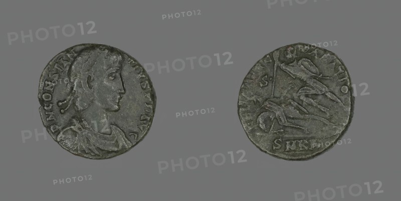 Coin Portraying Emperor Constantius II, 351-354. Creator: Unknown.