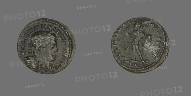 Coin Portraying Emperor Constantine I, 318 AD. Creator: Unknown.