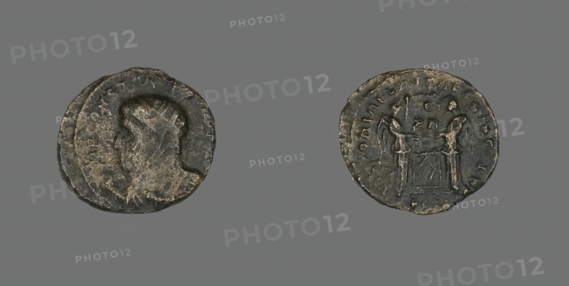 Coin Portraying Emperor Constantine I, about 319-320 CE. Creator: Unknown.