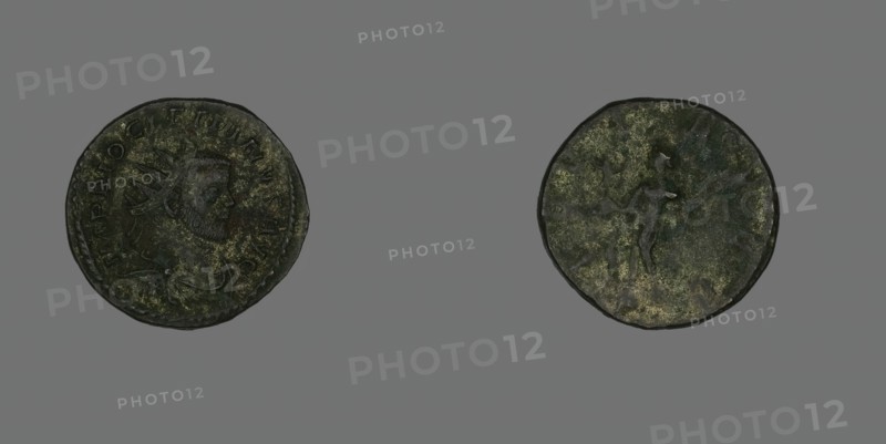 Antoninianus (Coin) Portraying Emperor Diocletian, 290-291. Creator: Unknown.