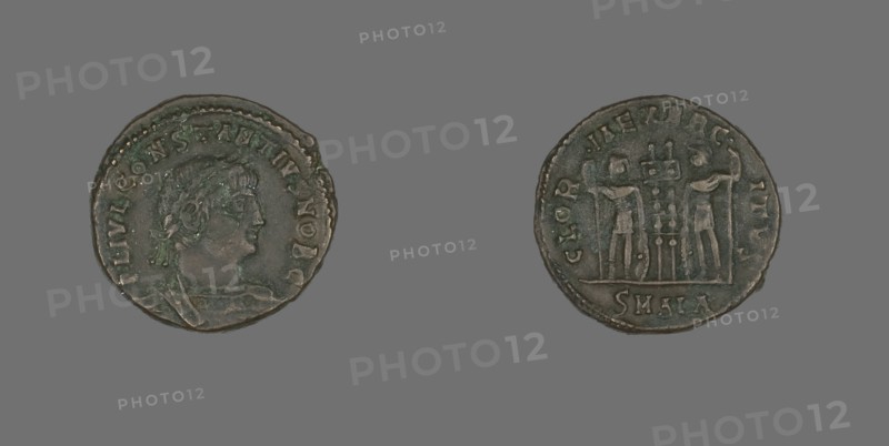 Coin Portraying Emperor Constantius II, 337-361. Creator: Unknown.