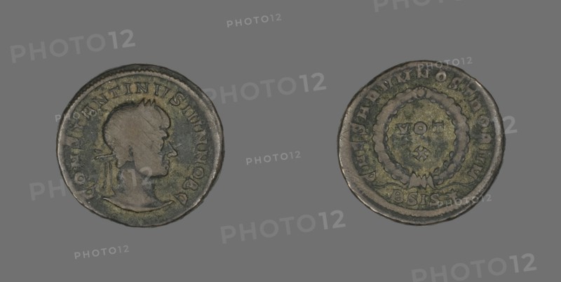 Coin Portraying Emperor Constantine I, 307-337 AD. Creator: Unknown.