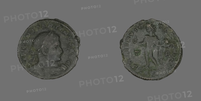 Coin Portraying Emperor Constantine I, 307-337 AD. Creator: Unknown.
