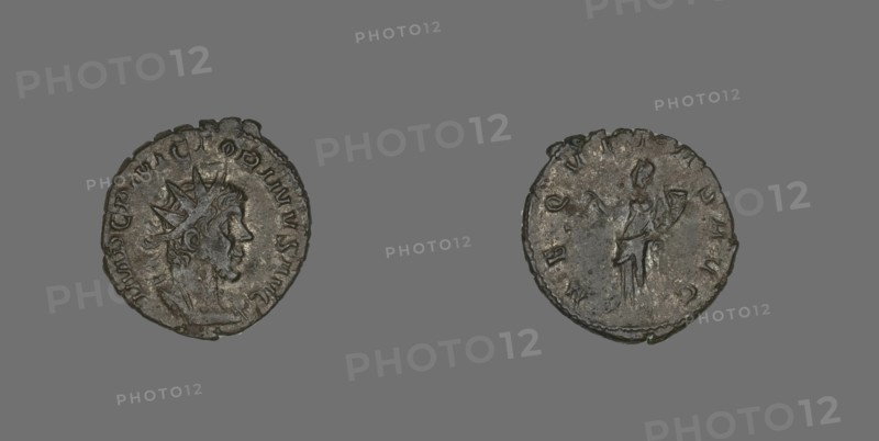 Coin Portraying Emperor Victorinus, 268-270. Creator: Unknown.