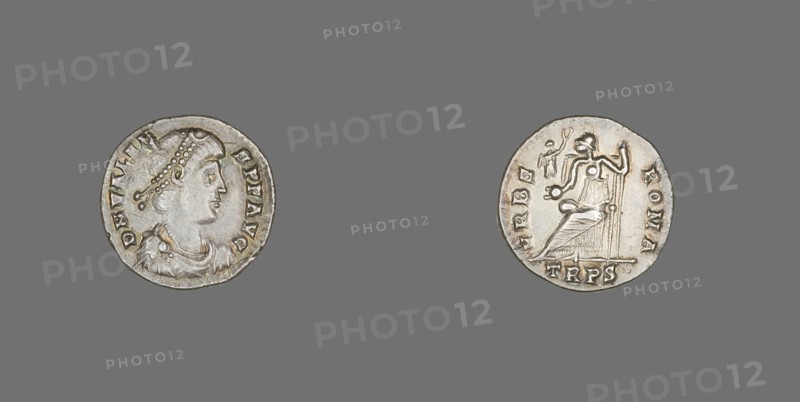 Siliqua (Coin) Portraying Emperor Valens, 364-378. Creator: Unknown.