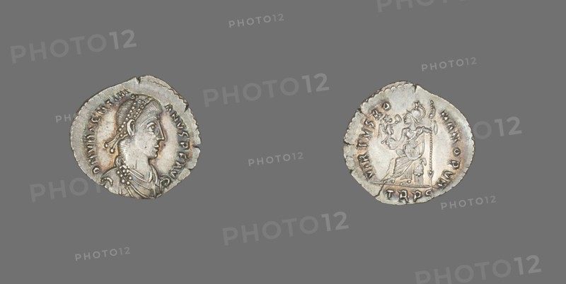 Siliqua (Coin) Portraying Valentinian II, 378-383. Creator: Unknown.