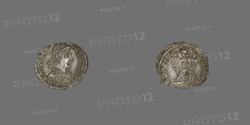 Coin Portraying Emperor Arcadius, 392-395. Creator: Unknown.