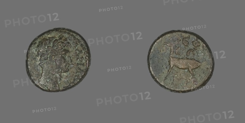 Coin Depicting Emperor Hadrian, 117-138. Creator: Unknown.