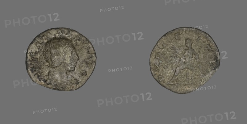 Denarius (Coin) Portraying Julia Maesa, 223. Creator: Unknown.