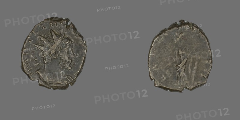 Antoninianus (Coin) Portraying Emperor Tetricus, 271-274. Creator: Unknown.