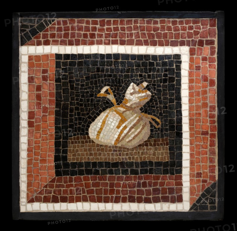 Mosaic Floor Panel Depicting a Sack, 2nd century. Creator: Unknown.