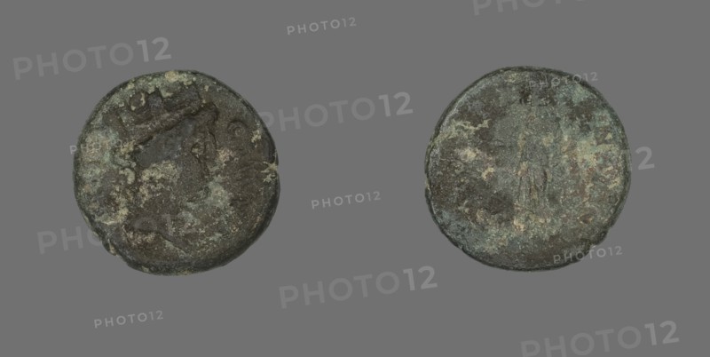 Coin Depicting the Goddess Tyche, 98-117. Creator: Unknown.