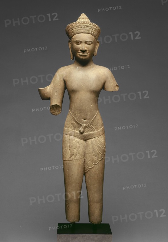 God Vishnu, Angkor period, 11th century. Creator: Unknown.