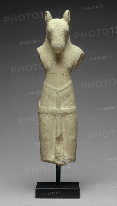 Horse-Headed Incarnation of God Vishnu (Hayagriva), Pre-Angkor period, 7th/8th century. Creator: Unknown.