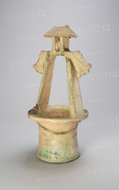 Wellhead with Dragon Heads, Eastern Han dynasty (A.D. 25-220). Creator: Unknown.