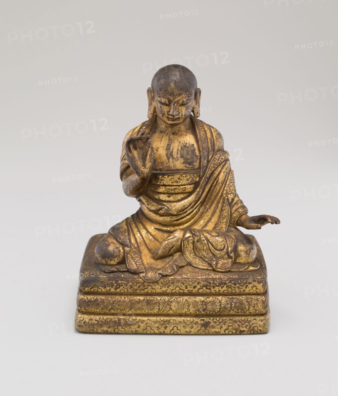 One of the 18 Luohan (Arhats), Qing dynasty (1644-1911), 18th century. Creator: Unknown.
