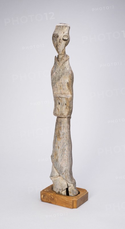 Standing Attendant (Tomb Figurine), Eastern Zhou dynasty, Warring States period, 4th/3rd cent. B.C. Creator: Unknown.