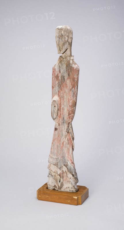 Standing Attendant (Tomb Figurine), Eastern Zhou dynasty, Warring States period 4th/3rd cent. B.C. Creator: Unknown.