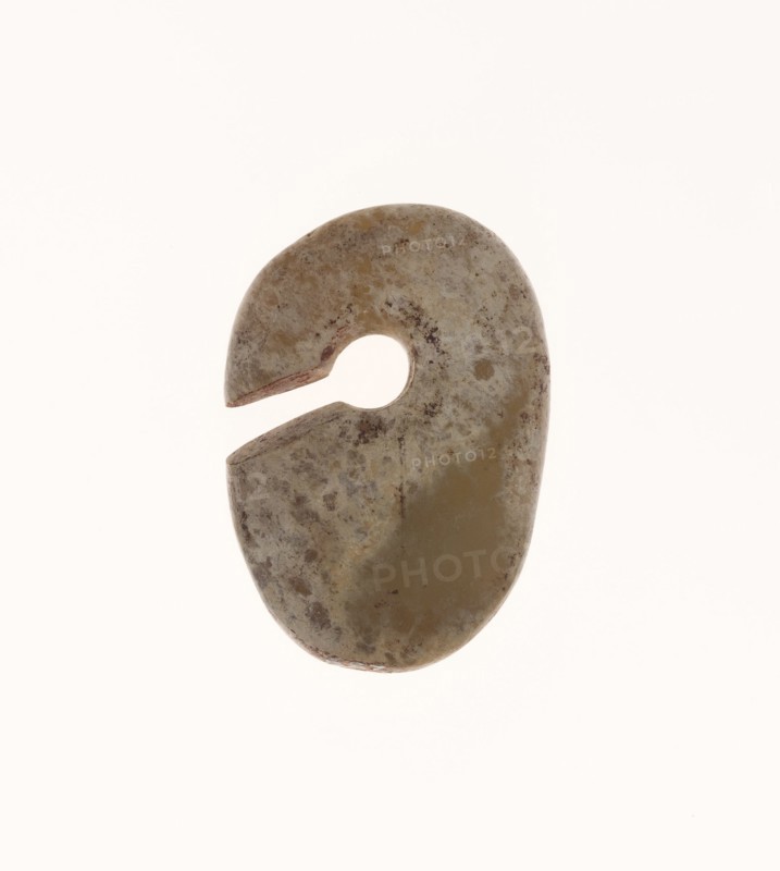 Slit Oval Ring (jue), Neolithic period, 5th/4th millennium B.C. Creator: Unknown.
