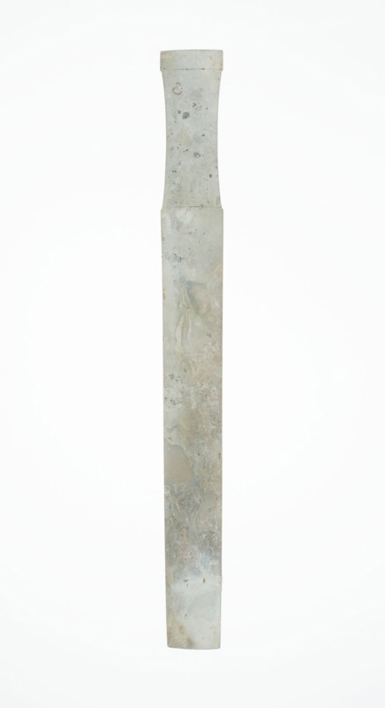 Handle-Shaped Jade, Shang or Western Zhou period, 2nd/early 1st millennium B.C. Creator: Unknown.
