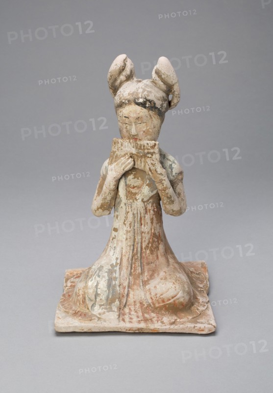 Female Musician, Tang dynasty (A.D. 618-907), late 7th/early 8th century. Creator: Unknown.