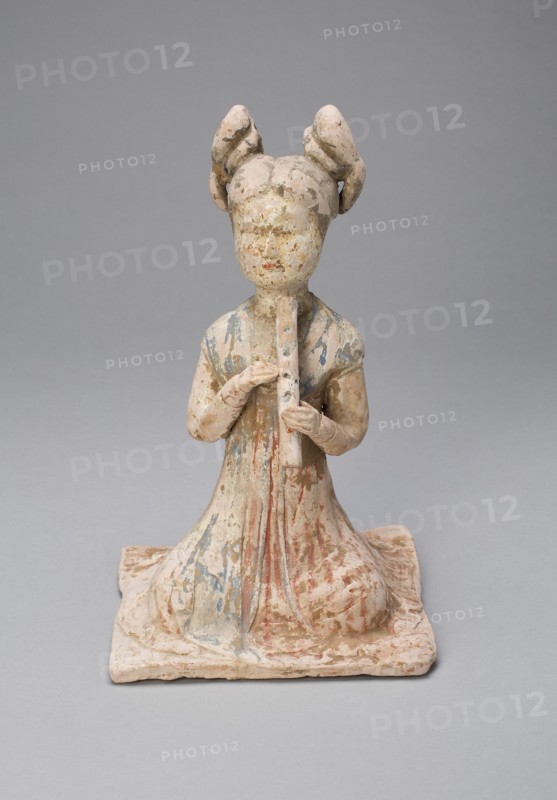 Female Musician, Tang dynasty (A.D. 618-907), late 7th/early 8th century. Creator: Unknown.
