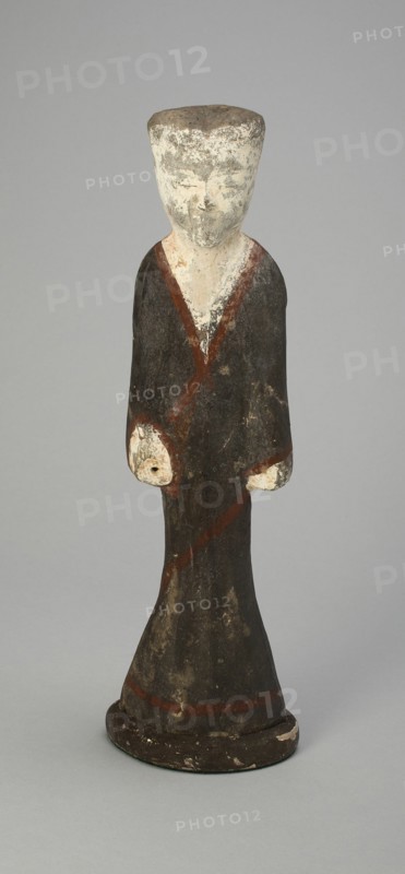 Female Attendant (Tomb Figurine), Western Han dynasty (206 B.C.-A.D. 9), c. 2nd century B.C. Creator: Unknown.