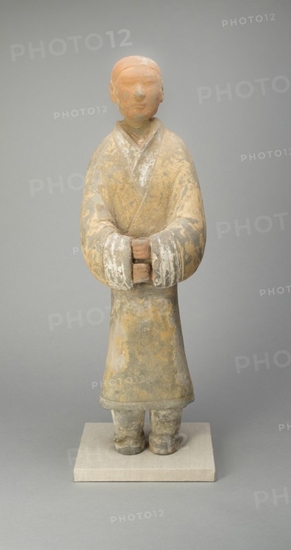 Female Attendant (Tomb Figurine), Western Han dynasty (206 B.C.-A.D. 9), c. 2nd century B.C. Creator: Unknown.