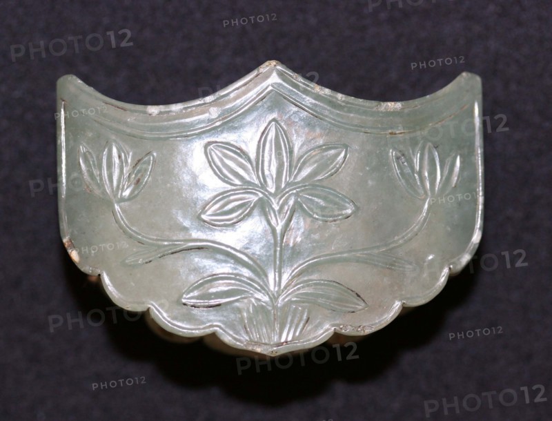 Sword Guard with Floral Design, , 18th century. Creator: Unknown.