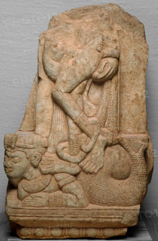 Yakshi Standing on a Fishtailed Mythical Beast (Makara), 2nd century B.C./2nd century A.D. Creator: Unknown.