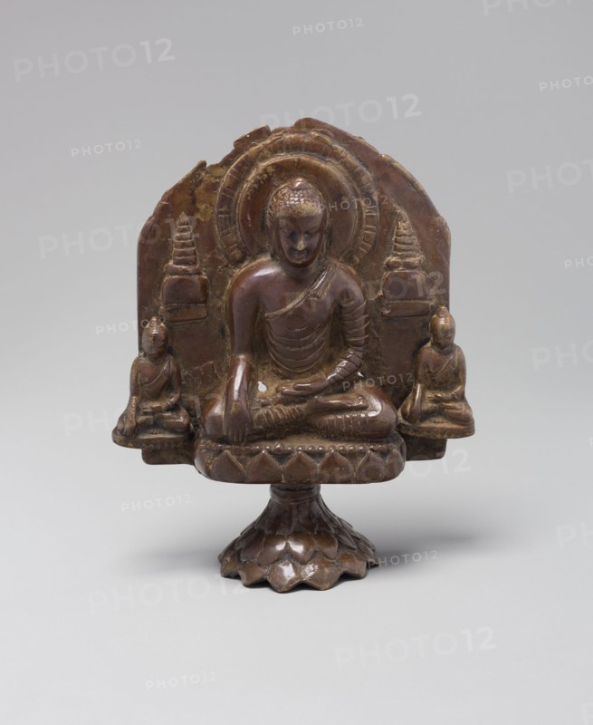 Buddha Calling the Earth to Witness (Bhumisparshamudra), Pala period, 8th/10th century. Creator: Unknown.