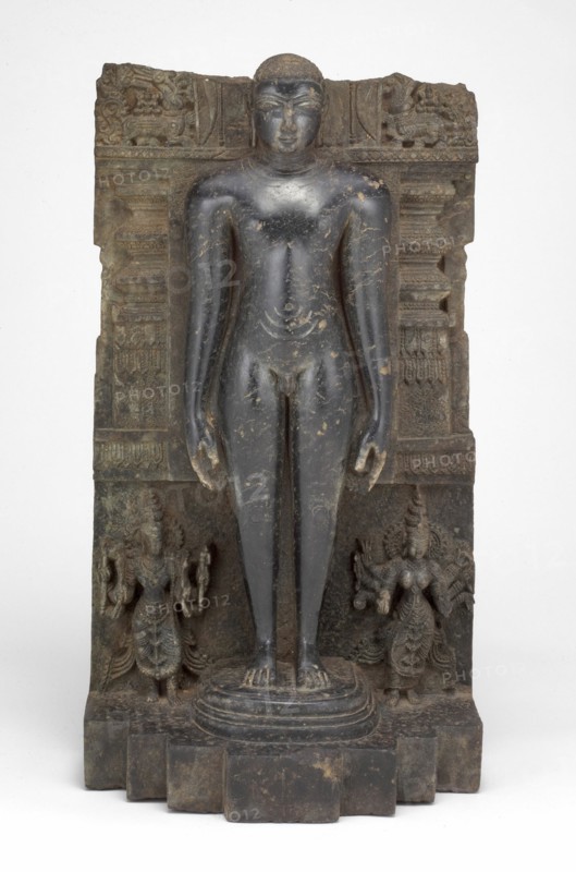 Jaina Tirthankara Chandraprabha Standing in Meditation (Kayotsarga), 12th century. Creator: Unknown.