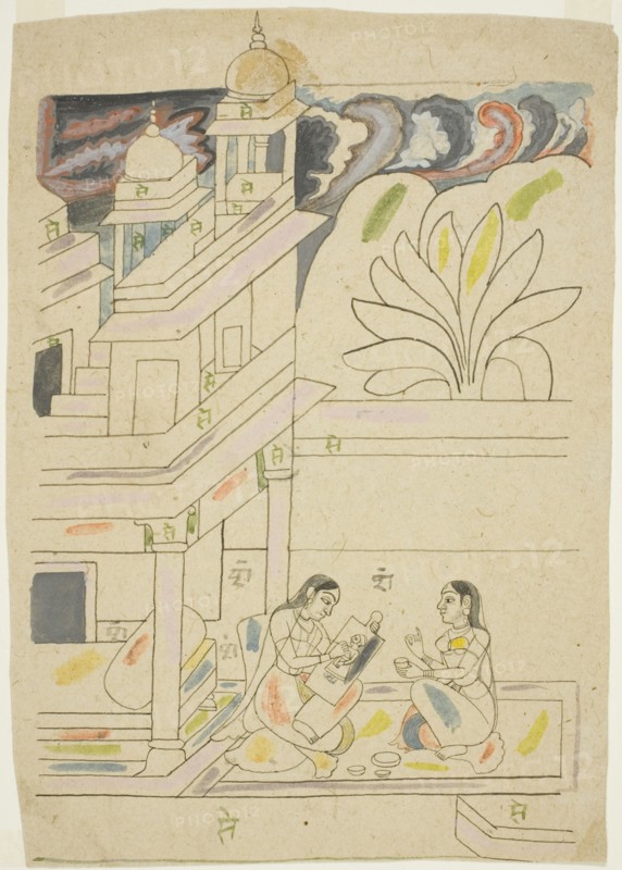 Dhanasri Ragini, 18th century. Creator: Unknown.