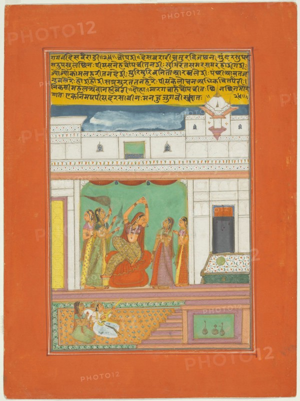 Ragini Desavaradi, Page from a Jaipur Ragamala Set, 1750/70. Creator: Unknown.