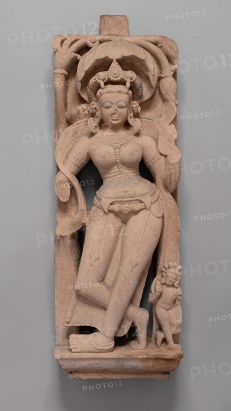 Celestial Beauty (Apsara), 8th century. Creator: Unknown.