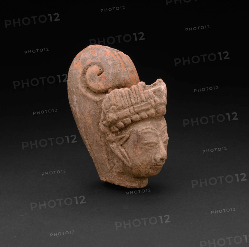 Head from a Figurine of a Female, 14th/15th century. Creator: Unknown.