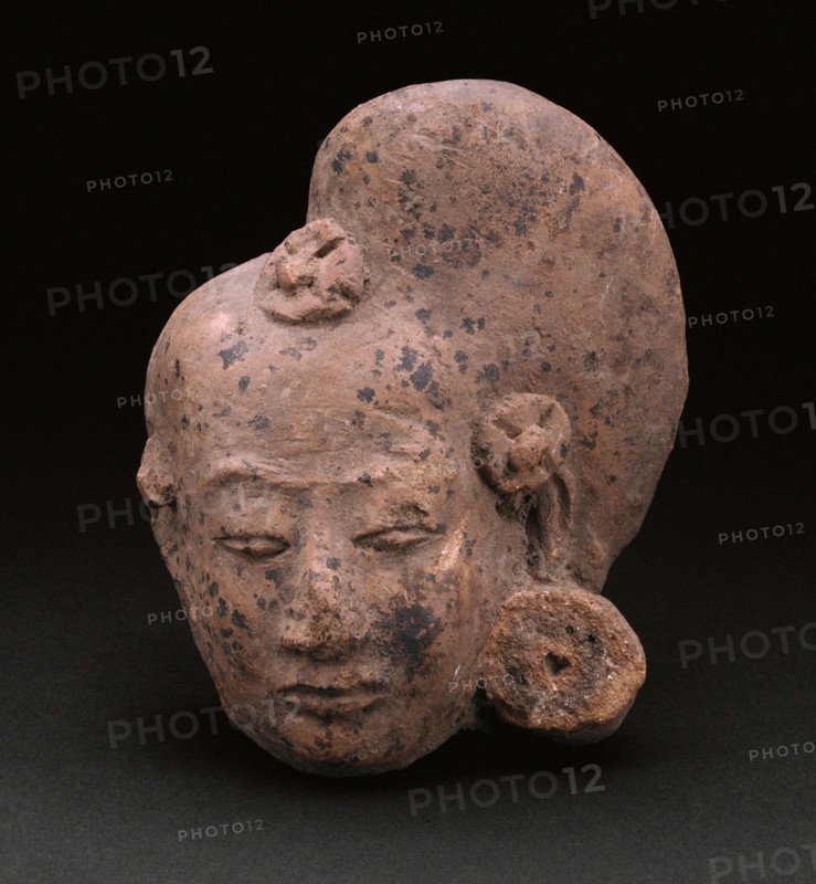 Head from a Figurine of a Female, 14th/15th century. Creator: Unknown.