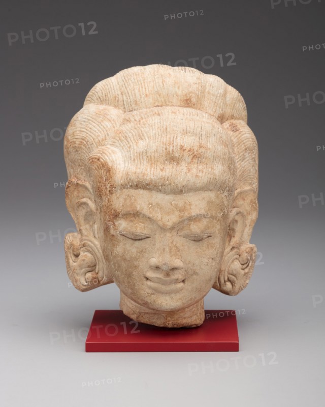 Female Head, 13th/15th century. Creator: Unknown.
