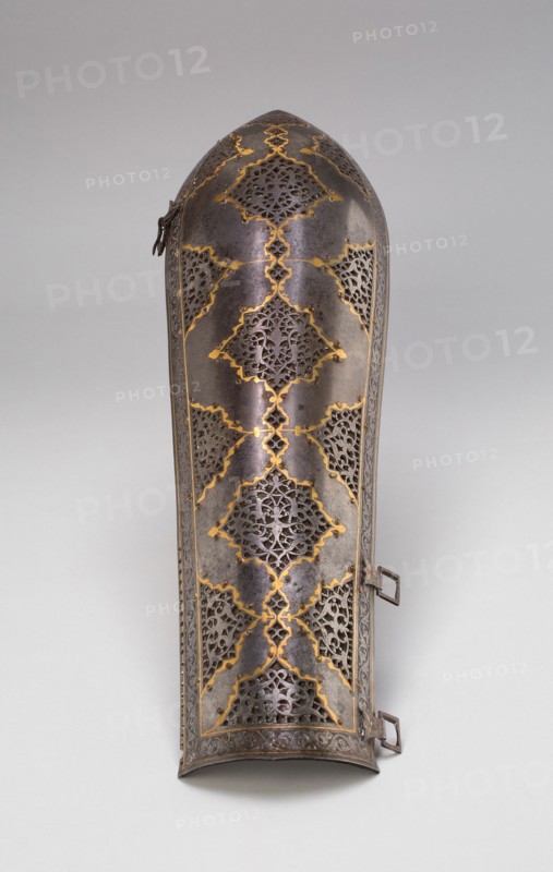 Arm Guard (Bazuband) from Suit of Armor, 18th century. Creator: Unknown.