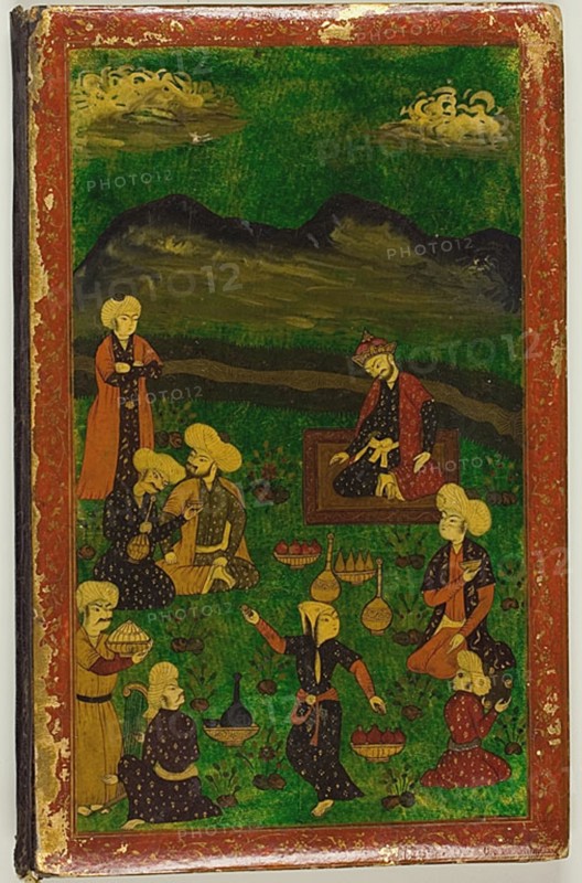 Illuminated Bookbinding of the Gulistan of Sa'di, 17th century. Creator: Unknown.