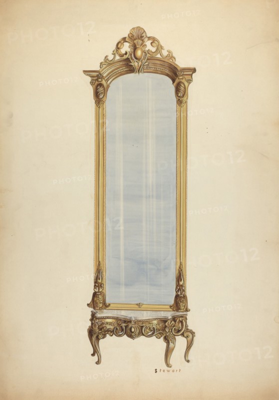 Mirror, c. 1937. Creator: Robert Stewart.