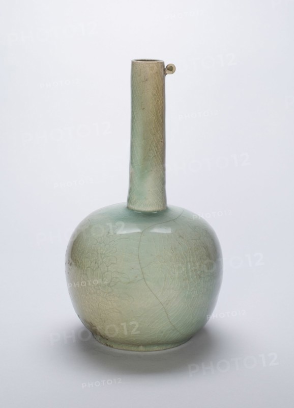 Bottle, Korea, Goryeo dynasty (918-1392), mid-12th century. Creator: Unknown.