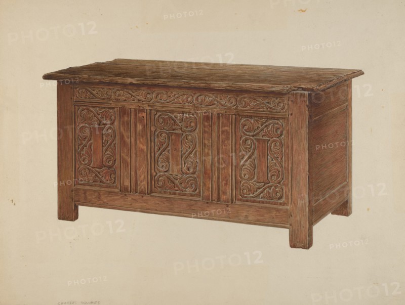 Chest, c. 1937. Creator: Charles Squires.