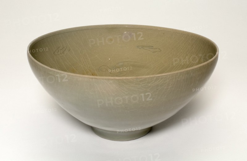 Bowl with Phoenix, Korea, Goryeo dynasty (918-1392), early 12th century. Creator: Unknown.